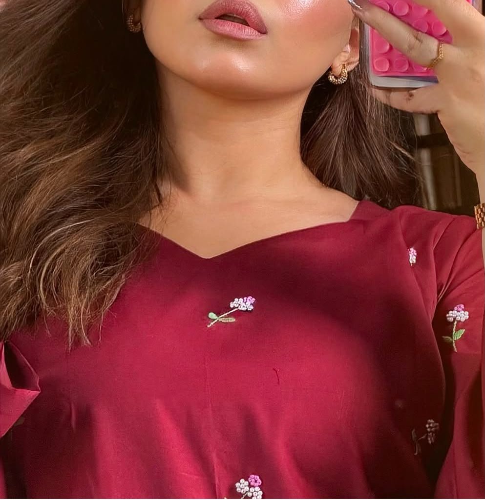 Pearl Petal Corset Kurti ❤️🌸 - Image 2
